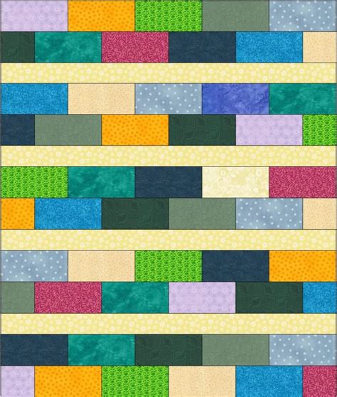 Brick Pattern Quilt Pattern For Free