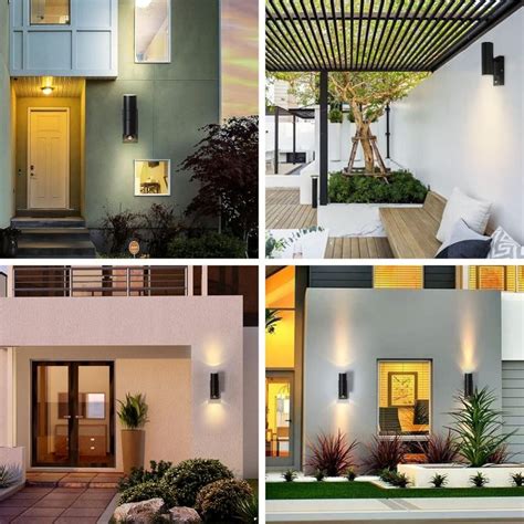 outdoor wall light pir sensor black motion sensor wall lights