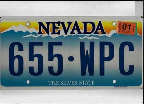 Authentic Antique and Classic Nevada US License Plates