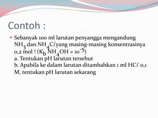 Larutan Penyangga Buffer PPT