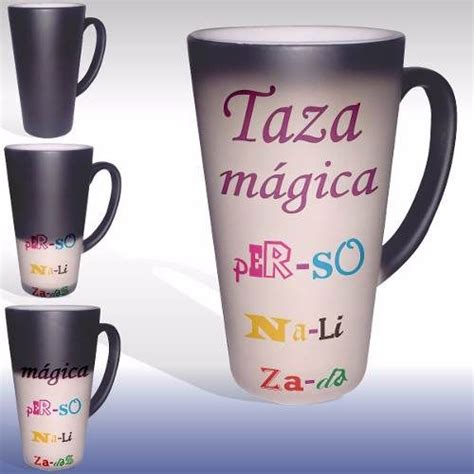 Taza Mágica Grande Personalizada 17 Oz Sublimada Impresa Grabada Foto