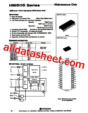 Hm Lp Datasheet Pdf Hitachi Semiconductor