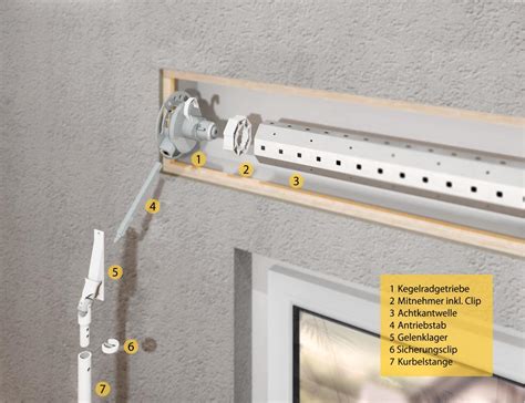 Rollladen Kurbelstange Mit Sicherungsclip Cm Wei Schellenberg