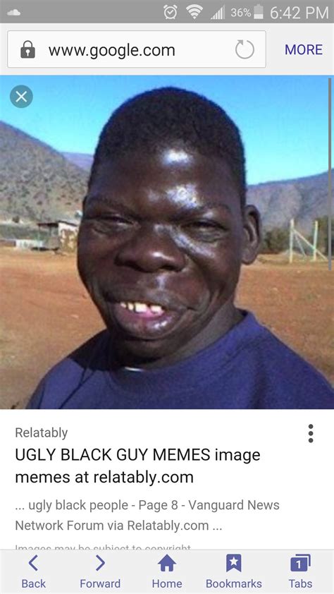 Funny Ugly Black Man