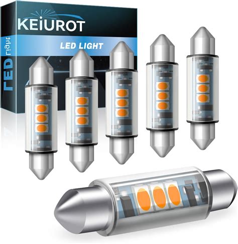 Pack Xenon Festoon Light Bulb Undercabinet V Volt W Clear