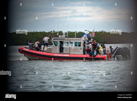 A Coast Guard Station Key West Law Enforcement Crew Transports Cuban