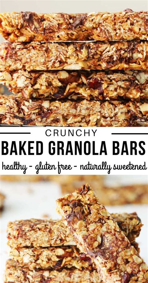 Crunchy Homemade Granola Bars Recipe At Home On The Prairie Recipe Homemade Granola Bar