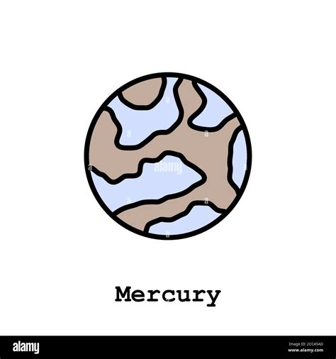 Planet mercury drawing hi-res stock photography and images - Alamy