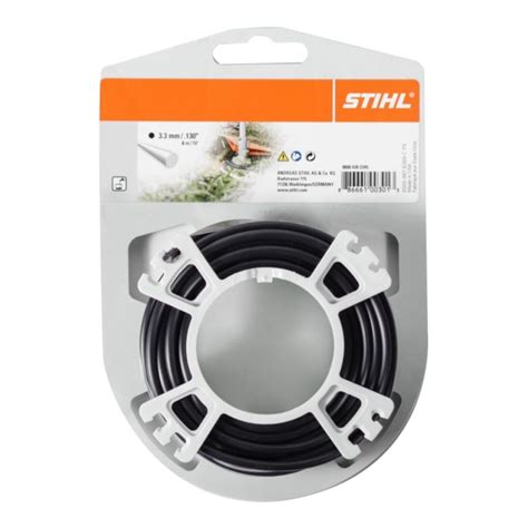 Stihl Nylon Line 3 3mm 130 Round 7 6m 25ft Black FT Farfan Shop