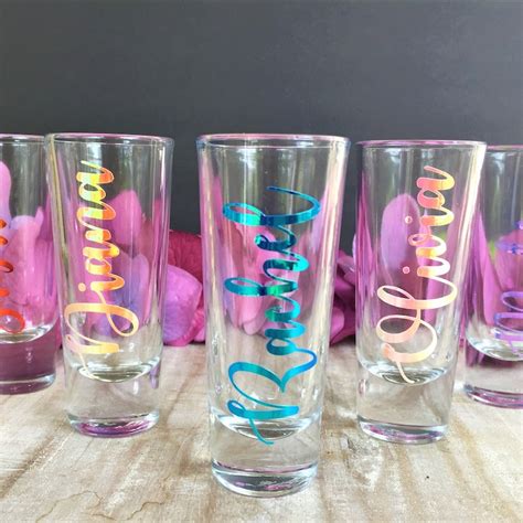 Personalized Shot Glasses Etsy