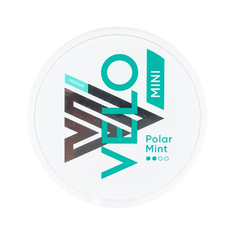 Buy Velo Polar Mint Medium Mini Nicotine Pouches Snusexpress