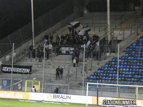 Fotos Galerie Gästefans SV Waldhof Mannheim SC Verl 24 11 2023