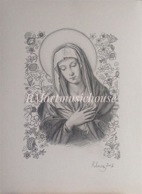 Mary Drawing at PaintingValley.com | Explore collection of Mary Drawing
