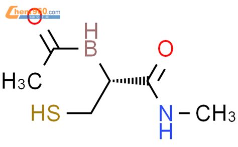 845306 43 6 PROPANAMIDE 2 ACETYLBORYL 3 MERCAPTO N METHYL 2R CAS