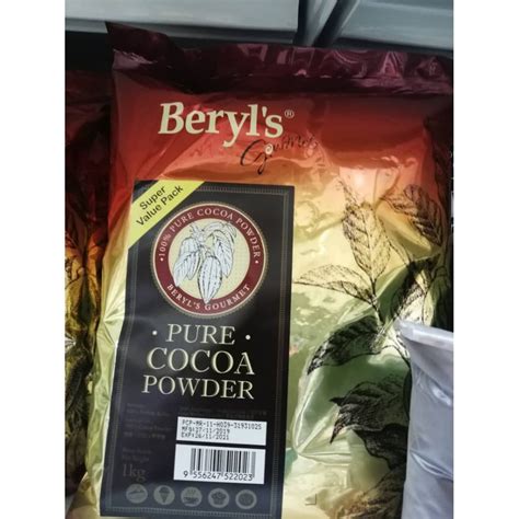 BERYLs PURE COCOA POWDER PREMIUM 1KG X 2PKT Shopee Malaysia