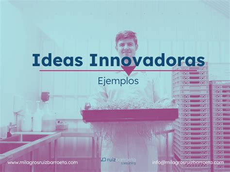 Ideas De Negocio Innovadoras Ejemplos Milagros Ruiz Barroeta