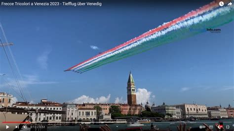 Im Tiefflug Ber Venedig Frecce Tricolori