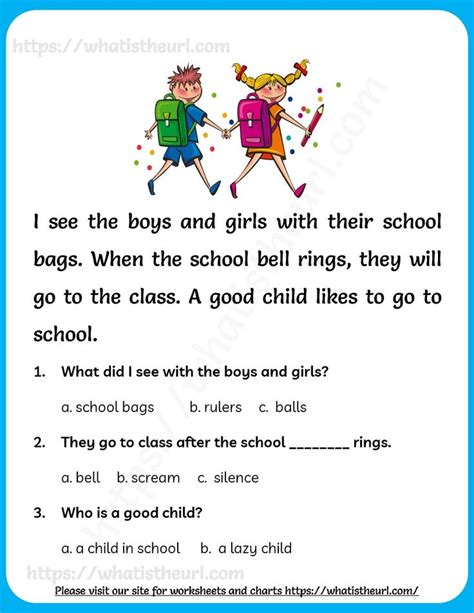 Grade 2 Reading Comprehension Workbook Pdf