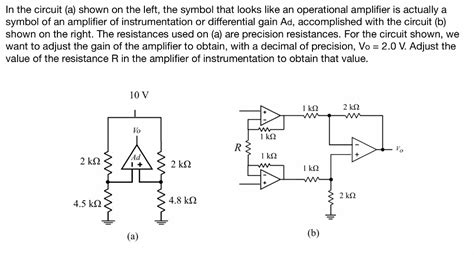 Solved In the circuit (a) shown on the left, the symbol that | Chegg.com