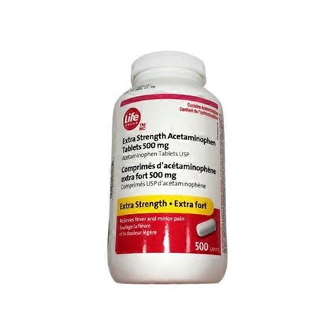 Life Brand Acetaminophen 500mg Caplets (500 ct) - Instacart