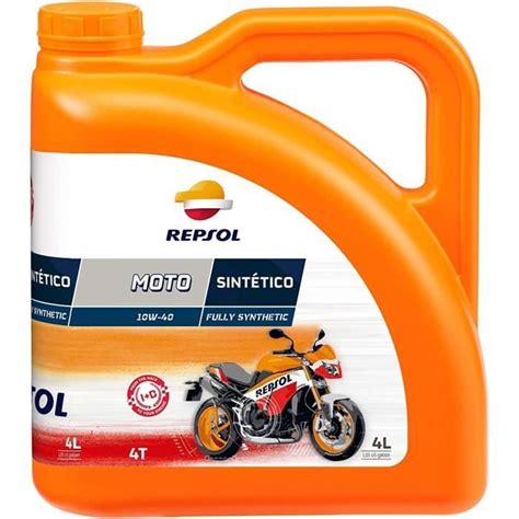 Repsol Moto Sintetico 4T 10W 40 Huile Moteur Moto 615 Cdiscount Auto