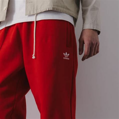 Adidas Originals Joggingbroek Essential Trefoil Rood Broek Heren