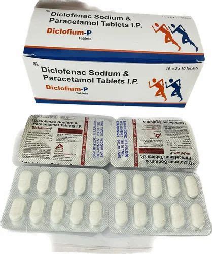 Diclofenac Sodium Mg Paracetamol Mg At Rs Box Faridabad