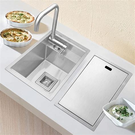 Lavabo Cach Argent Petite Fen Tre Avant Simple Vier De Cuisine Acier