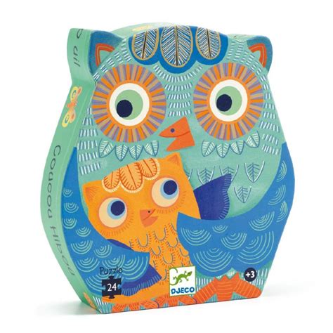 Puzzle Djeco Coucou Hibou 24 Pcs Enfants 3 Ans