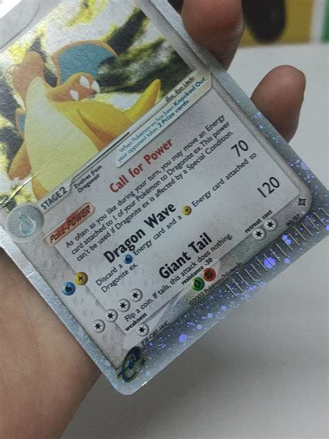 Pokemon Tcg Holo Dragonite Ex 9097 Hobbies And Toys Toys And Games On