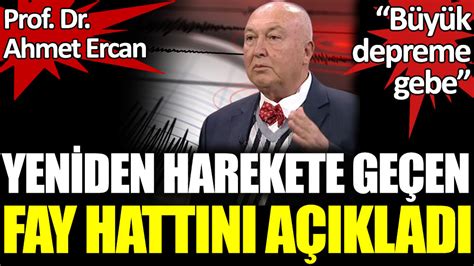 Prof Dr Övgün Ahmet Ercan Ege Denizi ndeki sarsıntılara dikkat çekti