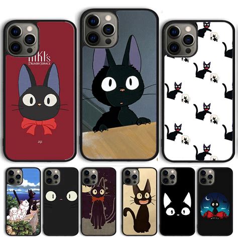 JIJI Kedi Benim Kom U TOTORO Telefon K L F Kapak IPhone 14 13 12 Pro