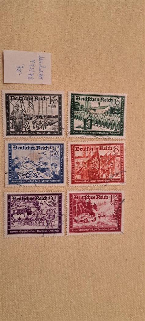 Kameradschaftsblok Der Deutschen Reichspost Mi Aukro