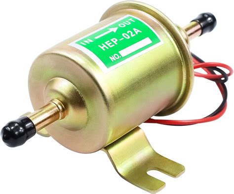 Electric Fuel Pump 12v Universal Low Pressure 2 5 4 Psi Inline Fuel Pump For Lawn