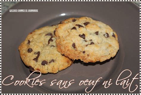 Cookies Sans Oeuf Ni Lait