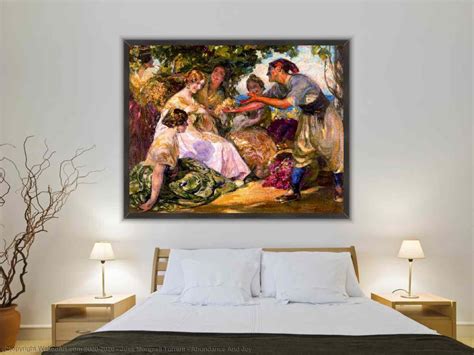 Paintings Reproductions Abundance And Joy by José Mongrell Torrent