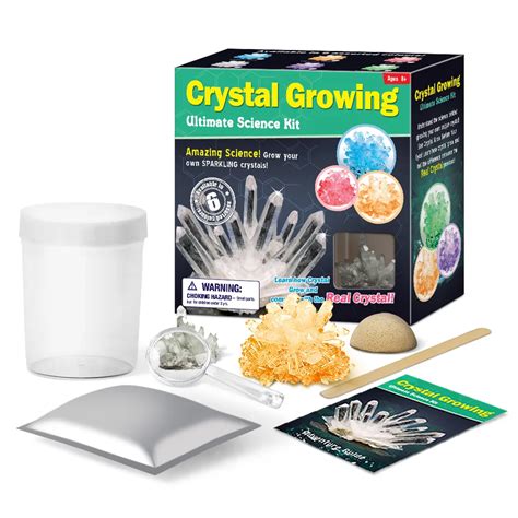 Deluxe Crystal Growing Kit Science Project Kit Experiment Grow Crystals ...