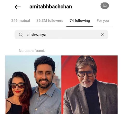 Internet Buzzes as Amitabh Bachchan Unfollows Aishwarya Rai on ...