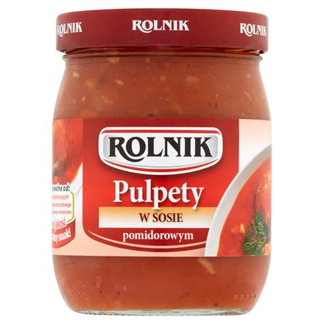 Rolnik Pulpety w sosie pomidorowym 510 g Torimpex Toruń