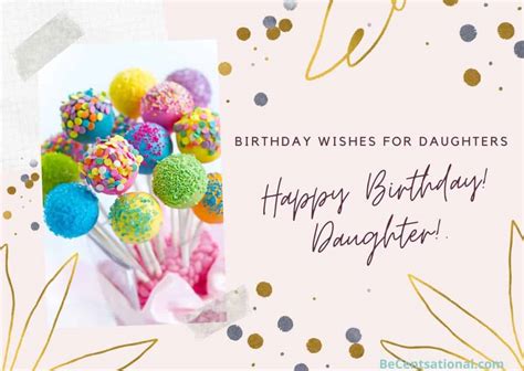 80 Happy Birthday Wishes For Daughters Becentsational