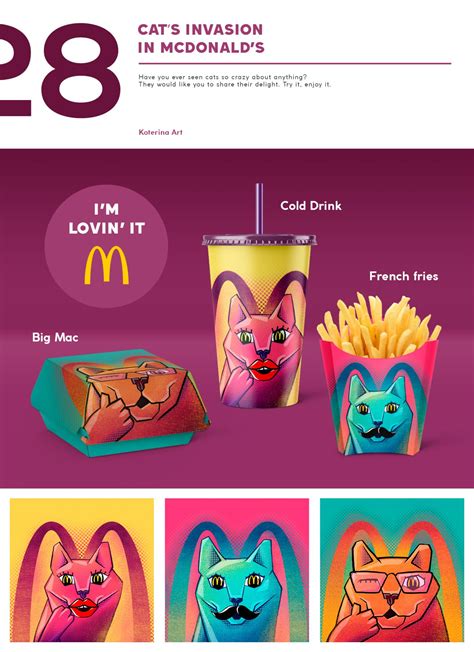 Design Packaging For Mcdonald S On Behance Food Logo Design