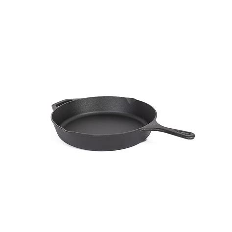 Pre Seasoned Cast Iron Non Stick Skillet With Pour Spouts 30cm