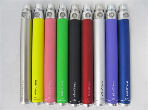 EGo CTwist 1100 MAh Batteries 3 3v 4 8v Assorted Colors E