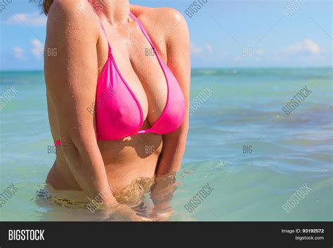 Woman Pink Bikini Image Photo Free Trial Bigstock