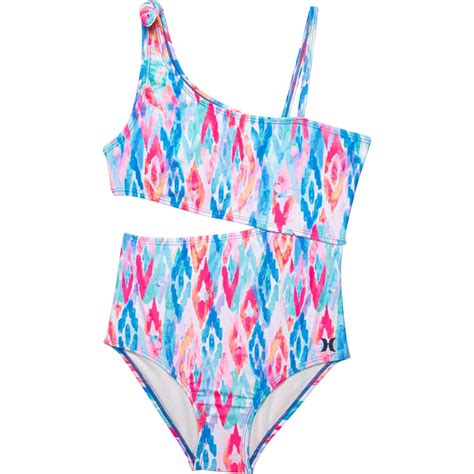 Hurley Big Girls One Piece Swimsuit Upf 50 Save 40