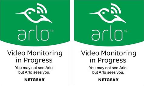 Zen Graphics Arlo Netgear Security Decals Stickers