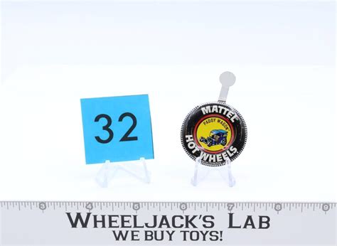 Paddy Wagon BUTTON W TAB Hot Wheels Mattel Vintage Redline Wheeljack S Lab