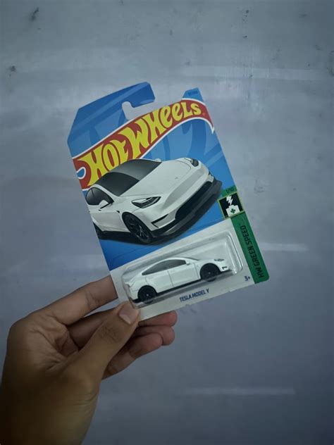 Hot Wheels Tesla Model Y Hobbies Toys Toys Games On Carousell