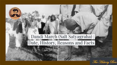 Dandi March (Salt Satyagraha) : Date, History, Reasons And Facts ...