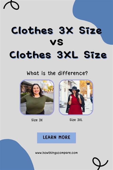 3x Vs 3xl Clothing Size Differences Explained